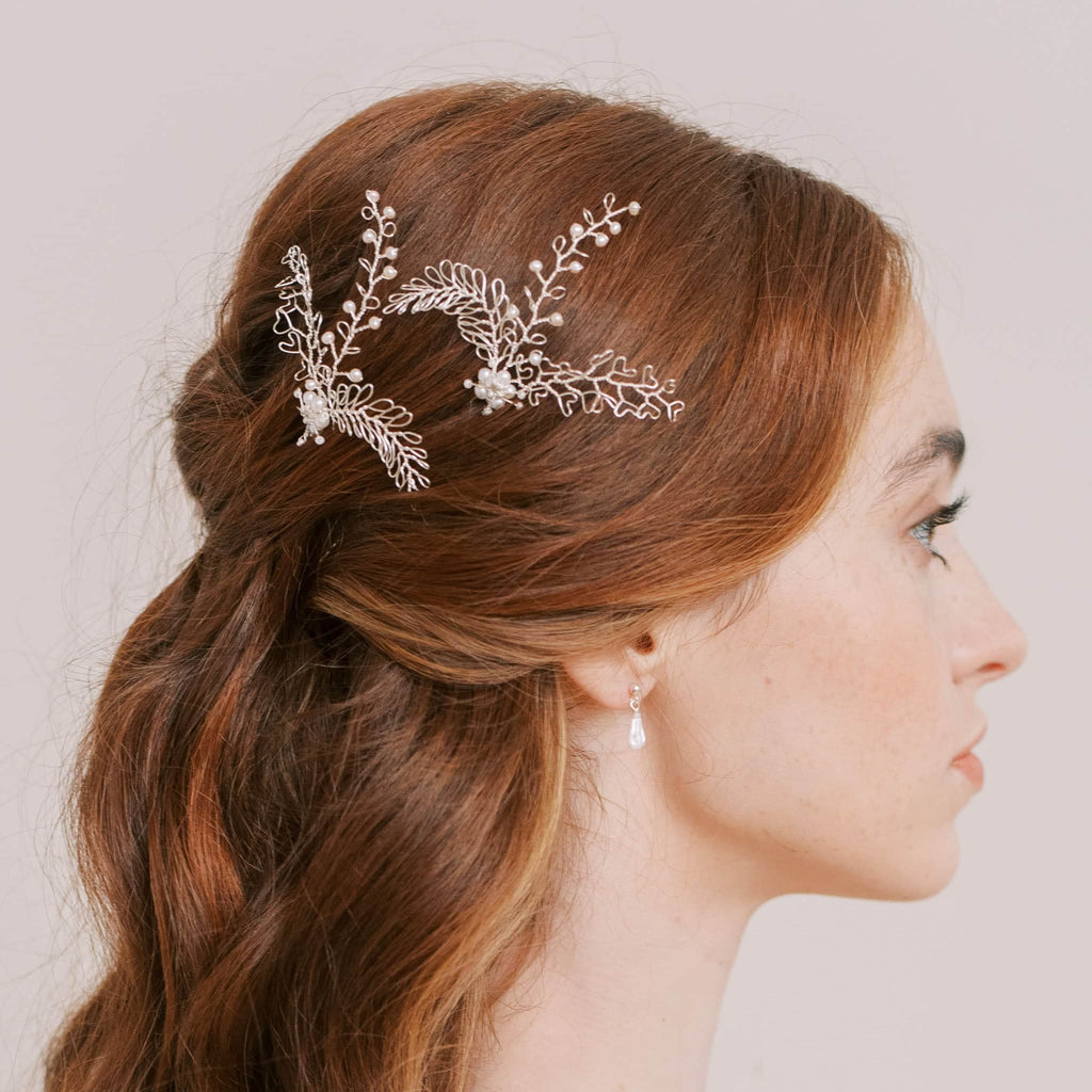 Carina hair pin by Judith Brown Bridal