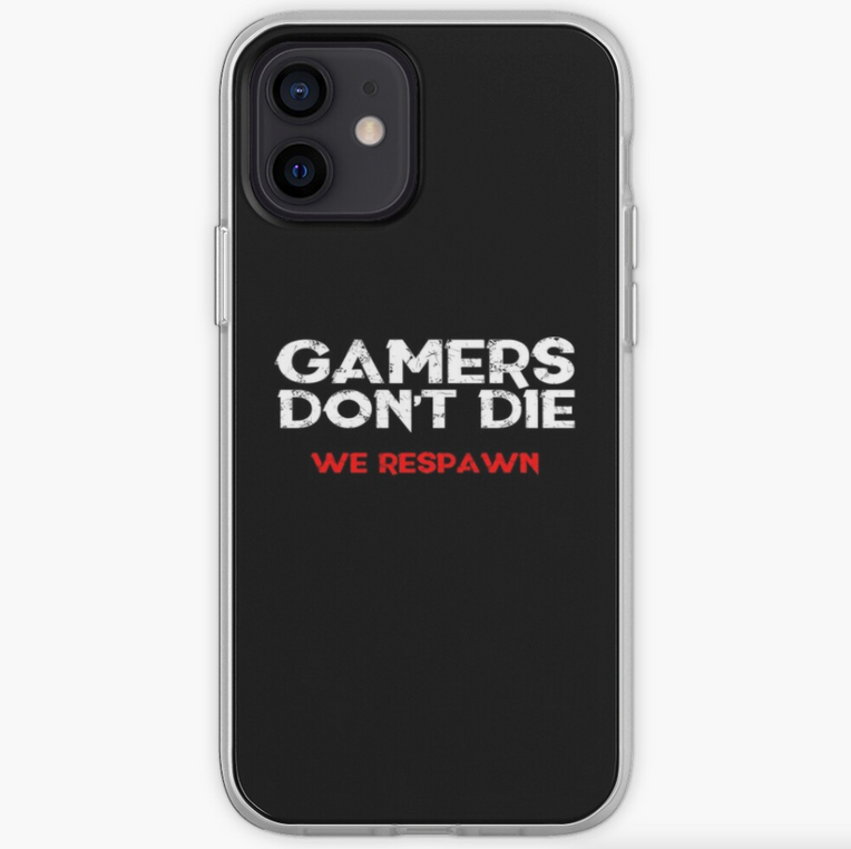 Gamers Don T Die Iphone Case Cover The Roblox Shop - roblox phone case iphone xr