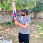 Chirag Testing our Bat