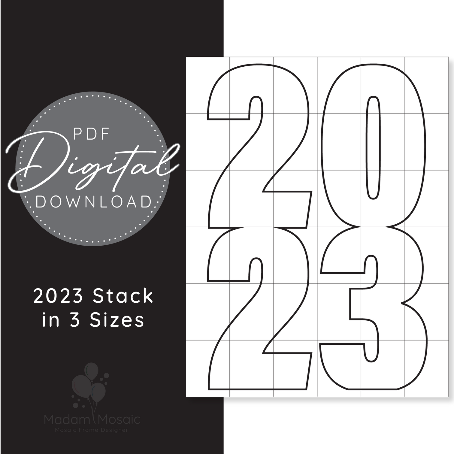 2023 Stack Digital Mosaic Template Madam Mosaic 