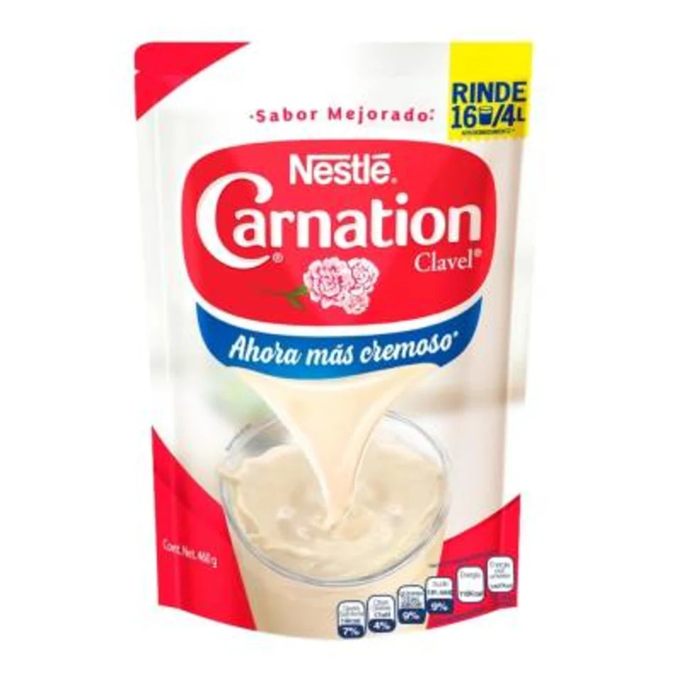 Leche en polvo Nestlé Carnation Clavel 460 g – Yavienellegando