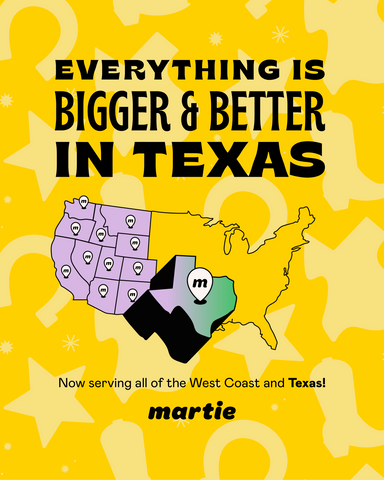 Martie is big in Texas!