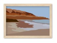 Load image into Gallery viewer, Abstract Landscape Minimalist print - Port Noarlunga - Digital download/Instant print
