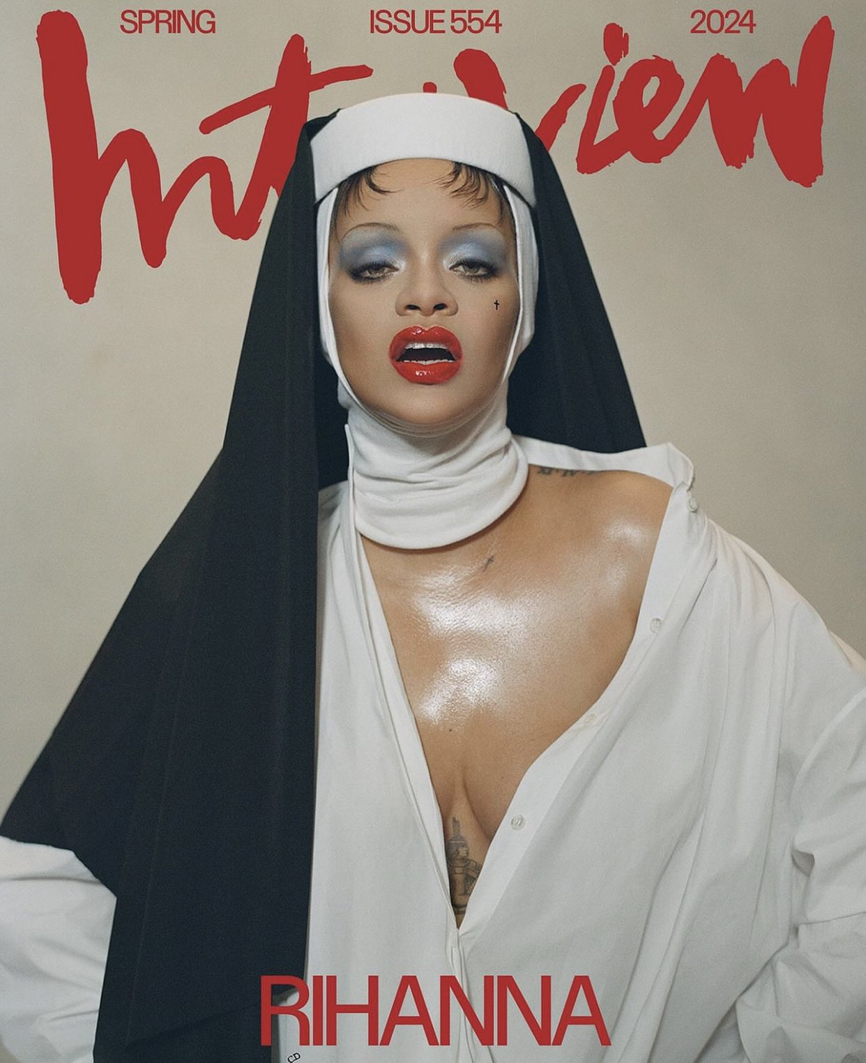 Interview – Spring 2024 cover story featuring Rihanna, by Nadia Lee Cohen.
