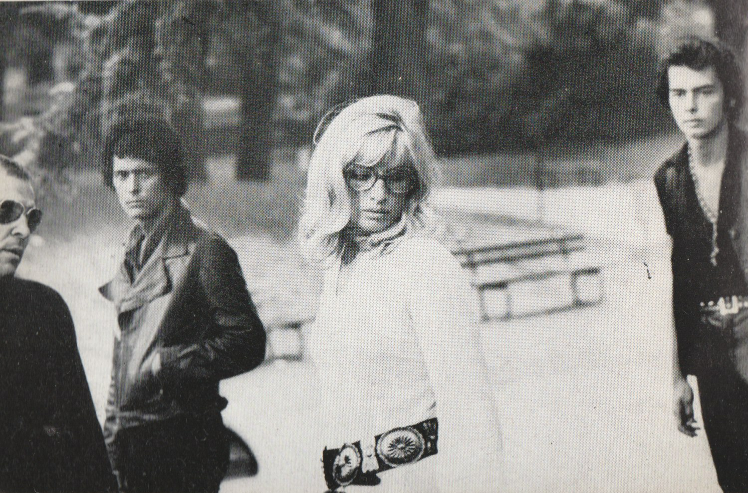 The hippy-edged fashion of Monica Vitti in La pacifista, 1970.