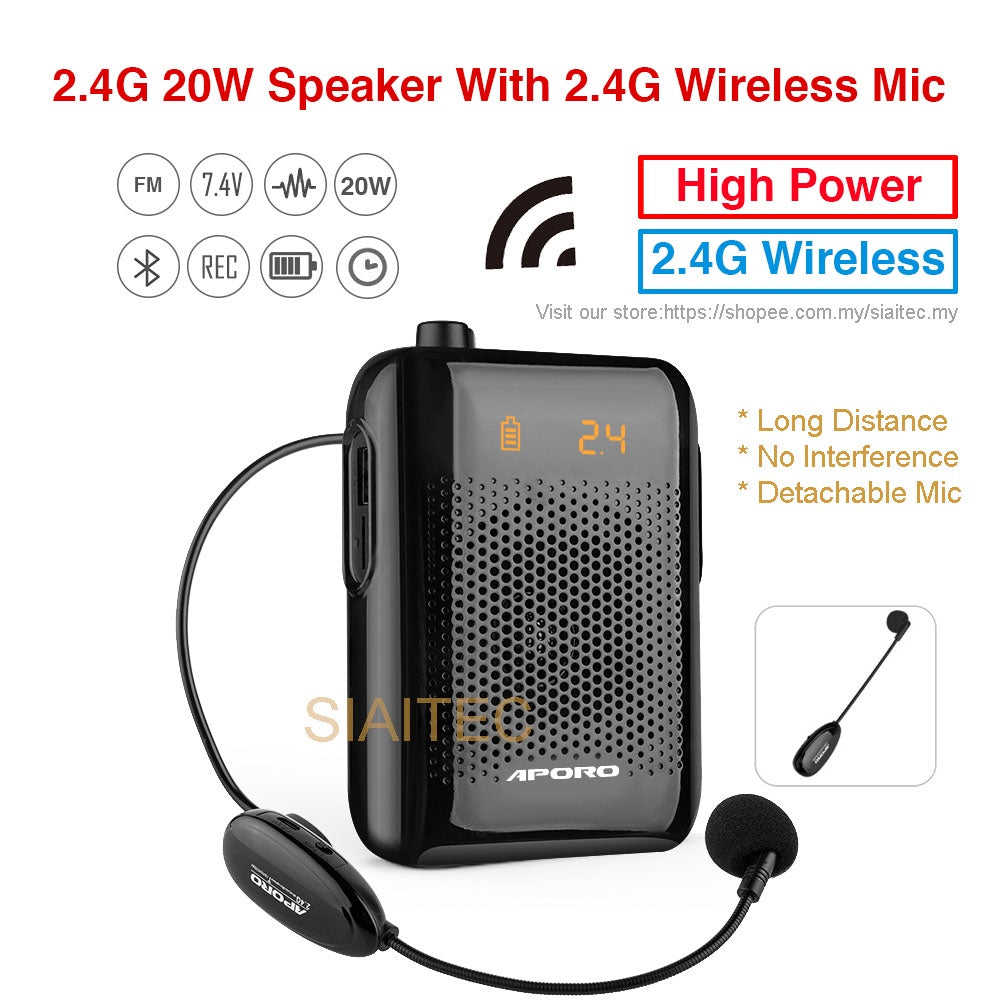 handy microphone with speaker