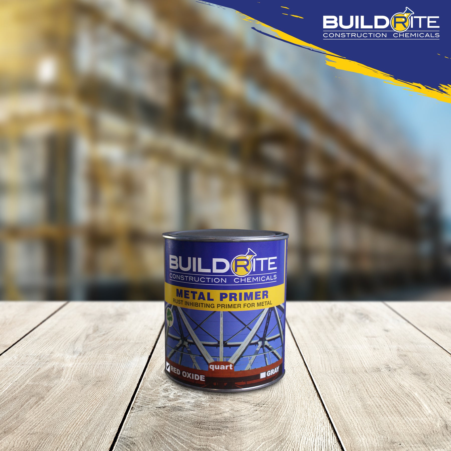 BUILDRITE METAL PRIMER RED OXIDE (Quart) – Magna Prime Shop