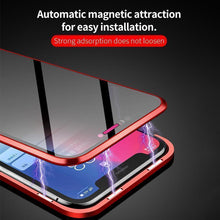 Load image into Gallery viewer, Upgraded Anti-peep Two Side Tempered Glass Magnetic  iPhone Case