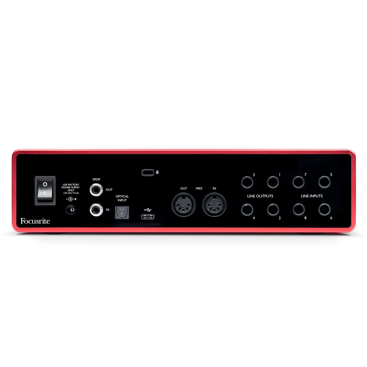 Focusrite Scarlett 8i6 3e Gen Interface Audio USB