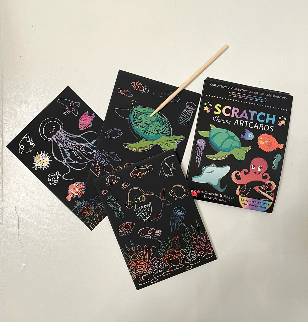 Image of scratch art included in Pouch 2