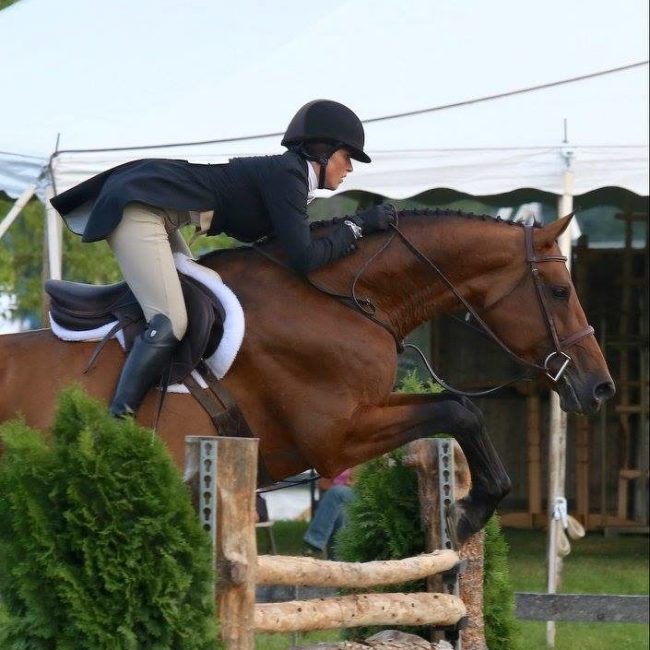 Sponsored rider Kristy Herrera and mount supplemented with ExcelProElite