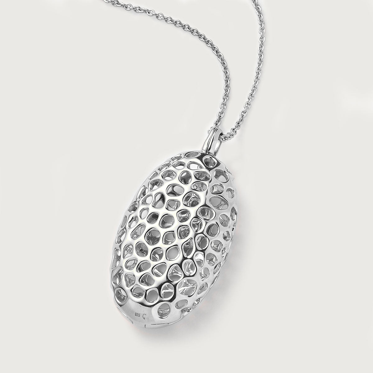 Rachel Galley Silver Globe Mini bead Necklace