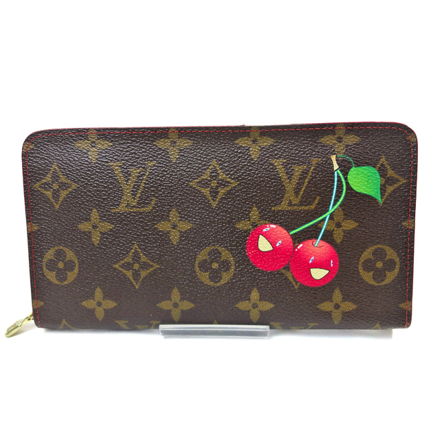 Louis Vuitton Monogram Cherries Round Coin Pouch Change Keychain