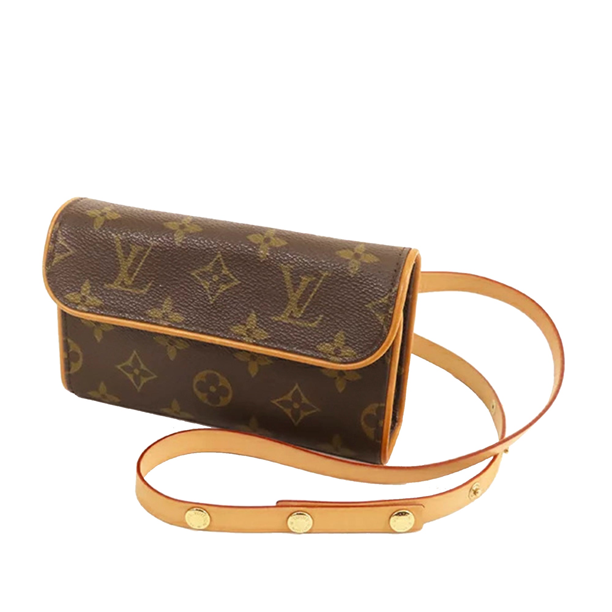 Brown Louis Vuitton Monogram Pochette Florentine Belt Bag  Designer Revival