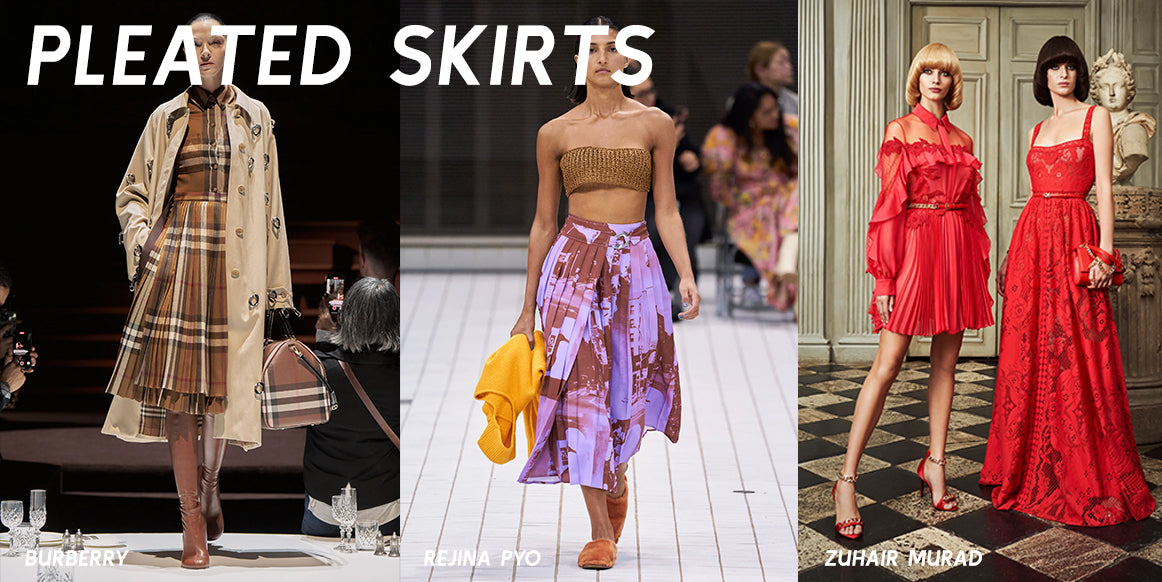 Spring Summer 2022 Fashion Trends - Pleated Skirts