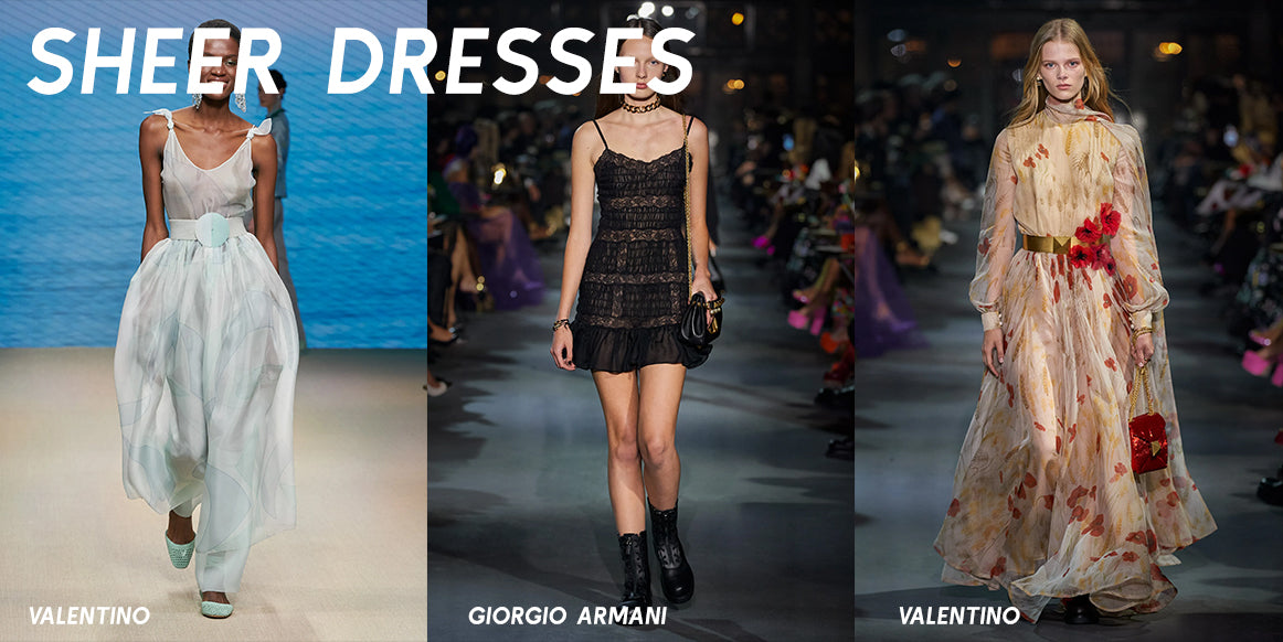 Spring Summer 2022 Fashion Trends - Sheer Dresses