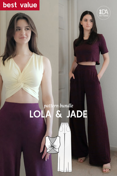 Easy June Crop Top Sewing Pattern by Dressmaking Amóre