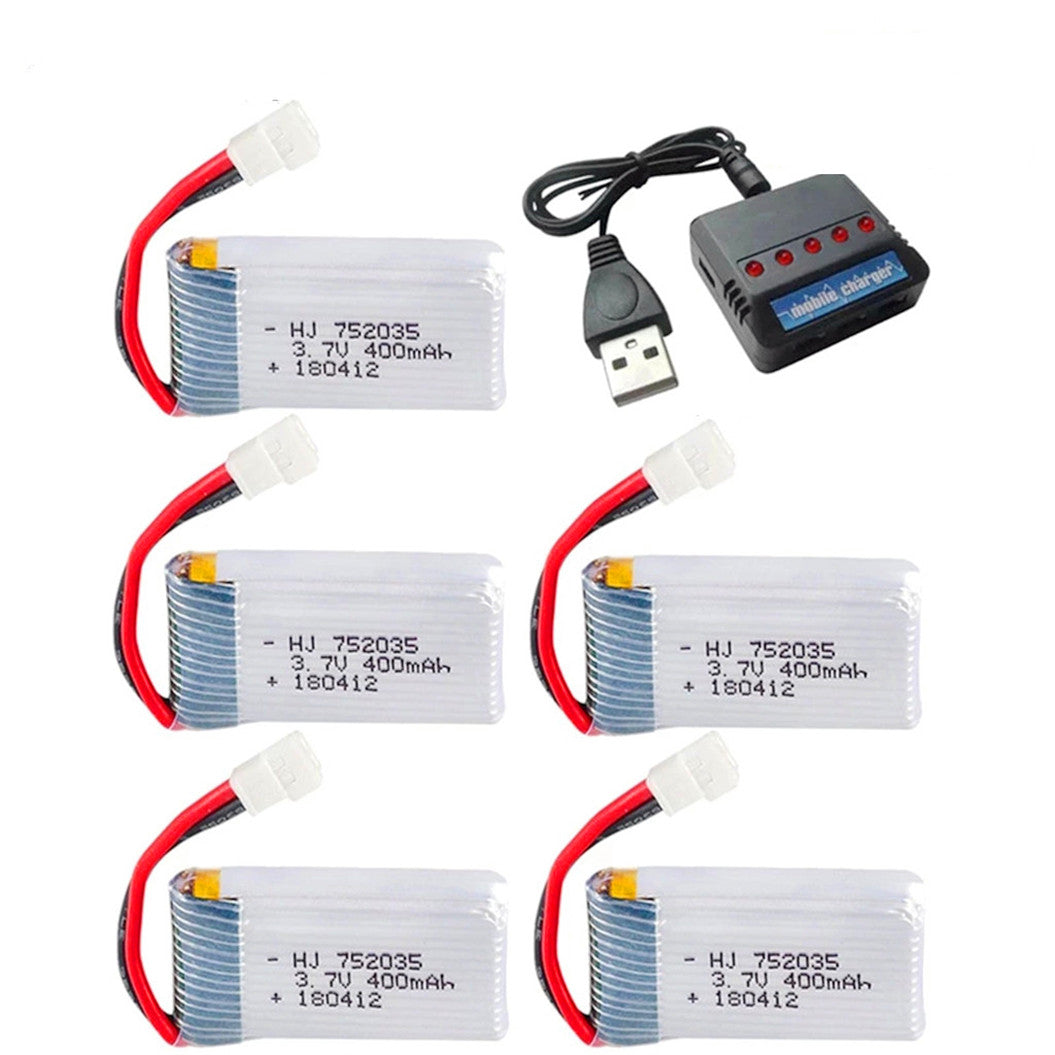 400mah Battery Lipo, 3.7v Lipo 400mah, Lipo 752035, Spare Part