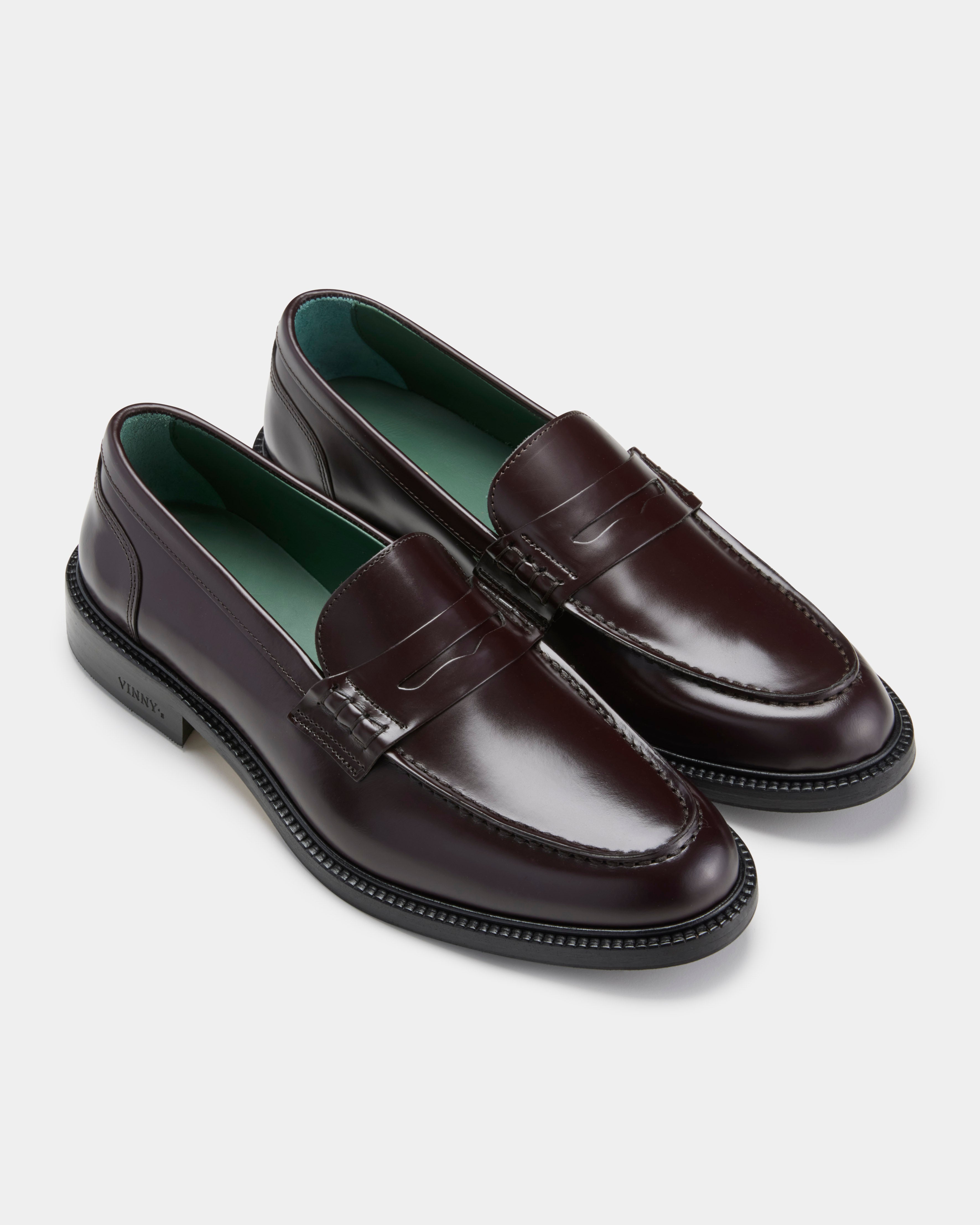 VINNY's - Men's - Townee Penny Loafer Black Polido