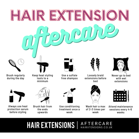 hair extension aftercare uk supplier stockist luxury