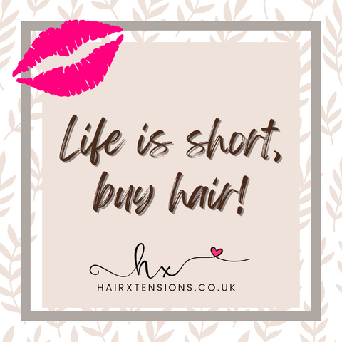 Life is short, why wait for your hair to grow, buy hair!