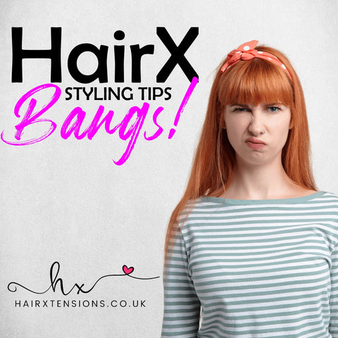 hair extension fringe bangs styling tips