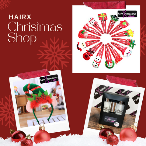 hairx xmas festive store shop christmas 2023