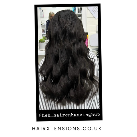 tape in hair extensions off black natural discreet seamless uk