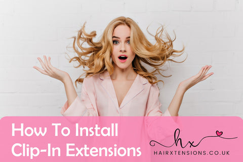 how to install clip in hair extensions