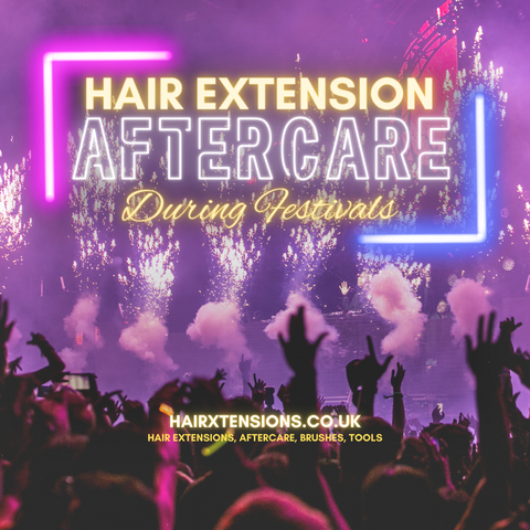 hair extensions festivals aftercare