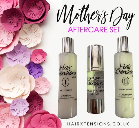 mothers day hair extension aftercare gift set