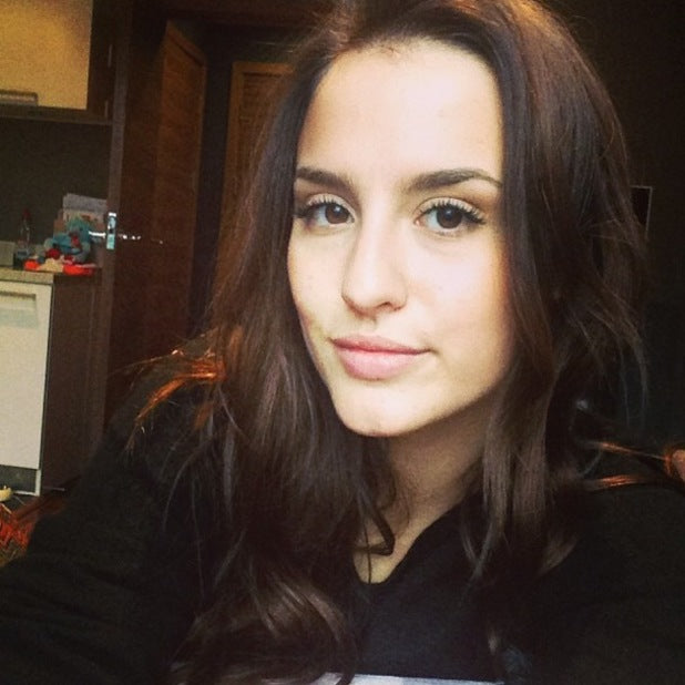 Made In Chelsea's Lucy Watson shows off new chocolate brown hair - 31 December 2013