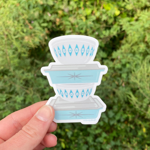 Vintage Pastel Tupperware Wonderlier Bowls Sticker – The Bullish Store