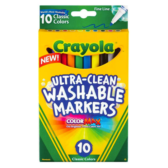 CRAYOLA GLITTER MARKERS 6 PACK – Toyworld Australia