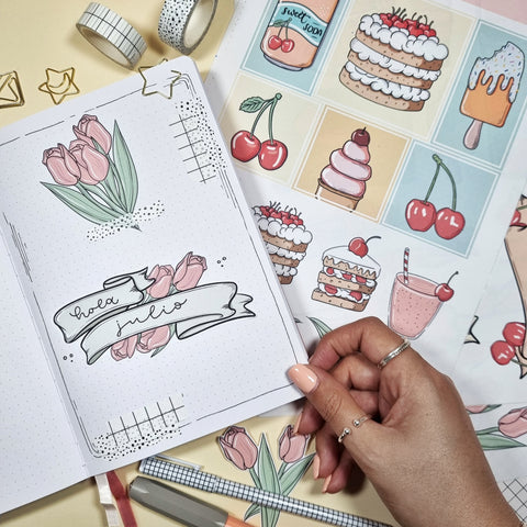 ⚡ +25 Ideas de Portadas para tu Bullet Journal - The Sweet Sweet Shop