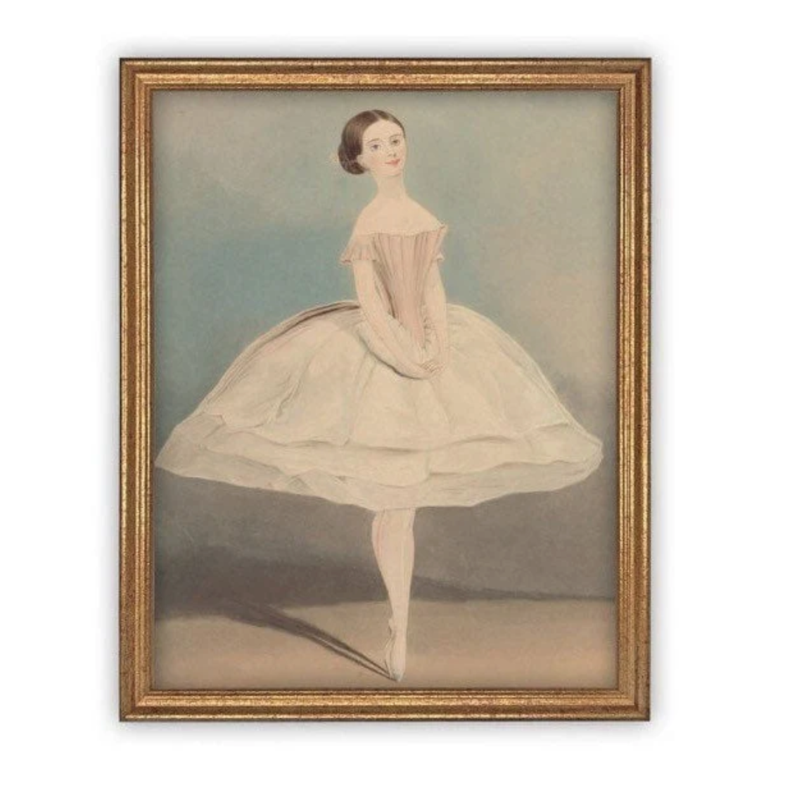 Ballerina Framed Print 8X10