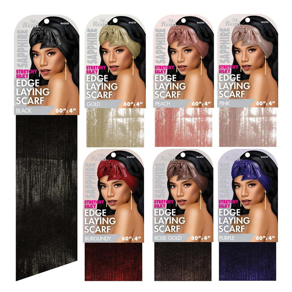 ANNIE Silky Top Knot Pre-Tied Turban Head Scarf [Pattern Assorted]