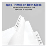 Avery Preprinted Legal Exhibit Side Tab Index Dividers, Allstate Style, 26-Tab, A, 11 x 8.5, White, 25/Pack