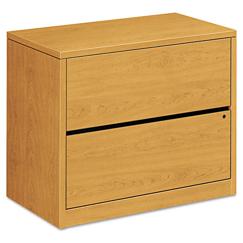 HON 10500 Series Lateral File, 2 Legal/Letter-Size File Drawers, Harvest, 36" x 20" x 29.5"