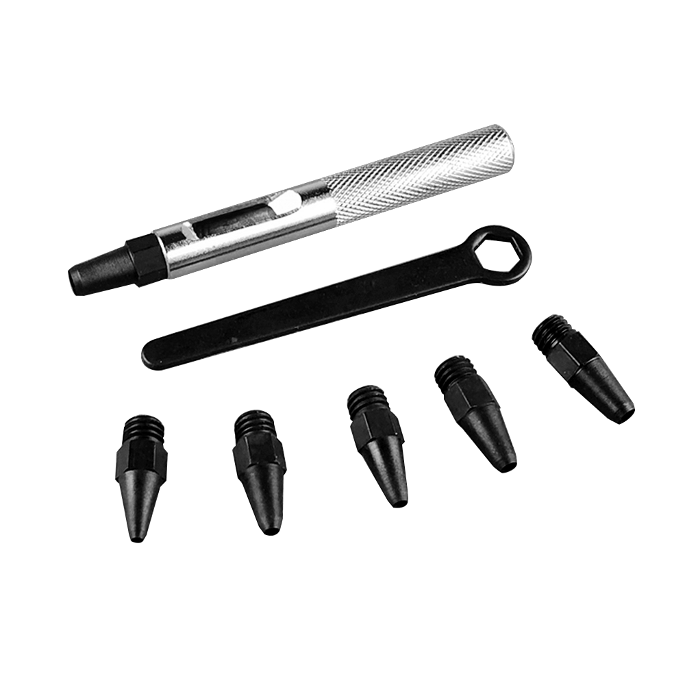 Wholesale PandaHall 8 Pieces 8 Sizes Hollow Punch Tool Set Leather Cutting  Dies Teardrop Shape High Carbon Steel for Handmade Leather Craft 
