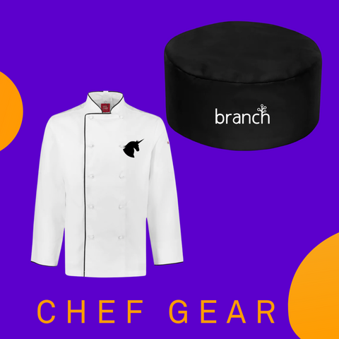 Branded chefs gear