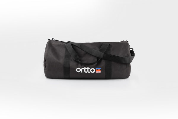 Embroidery Example on Company Branded Duffel Bag for Ortto - Mercha