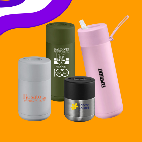 Shop Company Branded Reusable Drink Bottle and Coffee Cups - Mercha