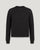 Channel Crewneck Jumper in Black