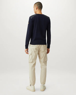 Product Image For Kerrigan Crew Neck Jumper In Washed Navy