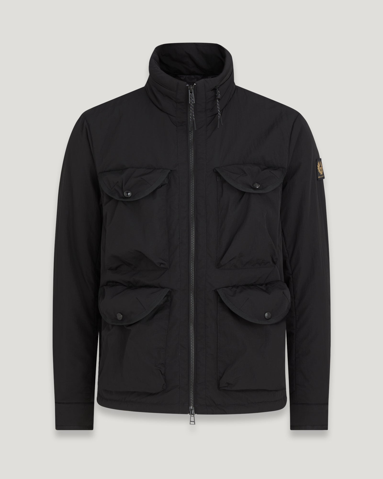 Shop Belstaff Quad Jacke Für Herren Shimmer Shell In Black