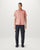 Scale Short Sleeve Shirt in Rust Pink