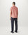 Scale Short Sleeve Shirt in Rust Pink