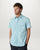 Scale Short Sleeve Shirt in Skyline Blue