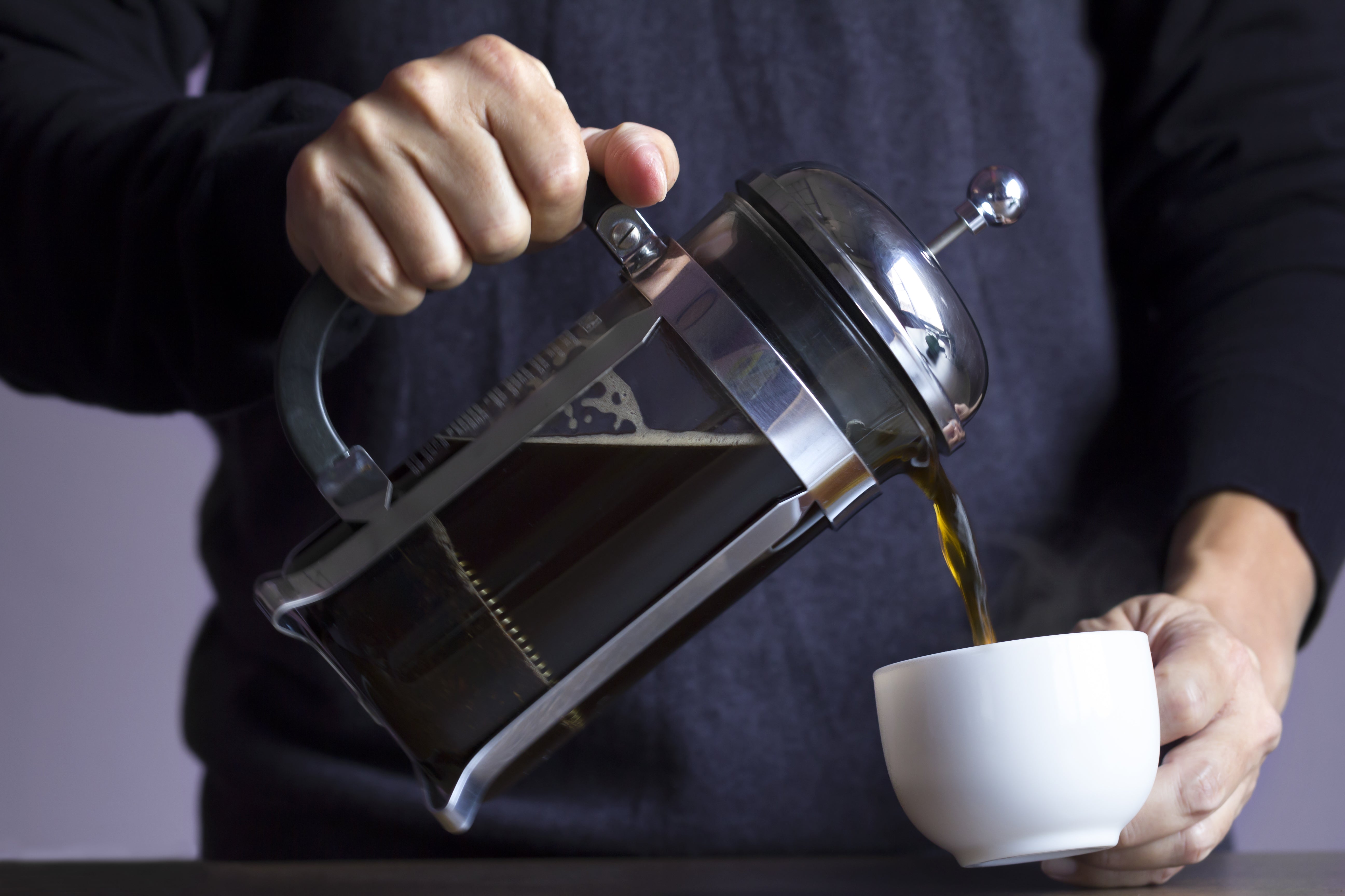 how much coffee grounds for 12 cup french press